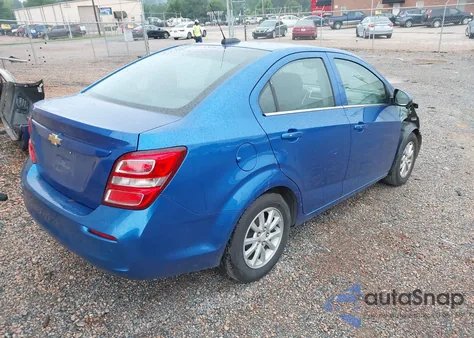 2017 Chevrolet Sonic Lt Auto z USA, uszkodzony, nr VIN 1G1JD5SH5H4159747